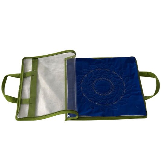 Quilt Block Carry Case, Green By Yazzii